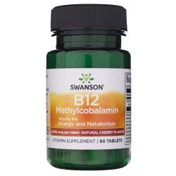 Swanson Metylokobalamina B12 2,5 mg - 60 tabletek