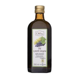 Olvita Olej z pestek winogron zimno tłoczony nieoczyszczony - 250 ml
