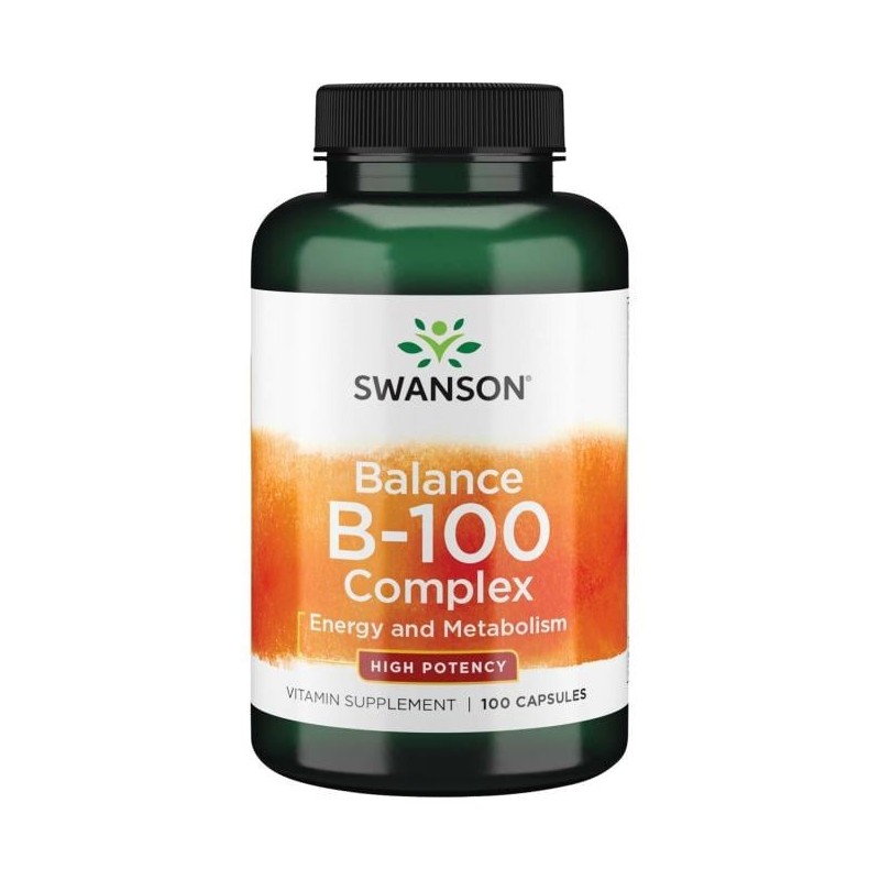 Swanson Balance B-100 kompleks witamin - 100 kapsułek