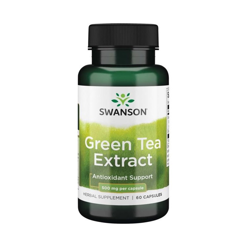 Swanson Green Tea Extract 500 mg - 60 kapsułek
