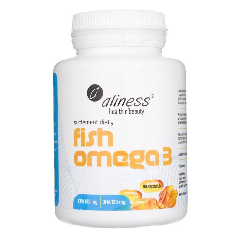 Aliness Fish Omega 3 180 mg / 120 mg - 90 kapsułek