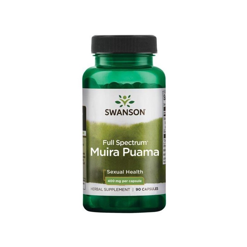 Swanson Muira Puama 400 mg - 90 kapsułek