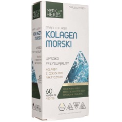 Medica Herbs Kolagen Morski 450 mg (Marine collagen) - 60 kapsułek