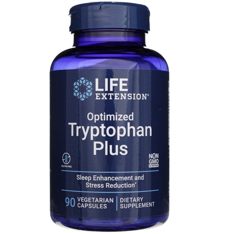 Life Extension Optymalizowany Tryptofan Plus - 90 kapsułek