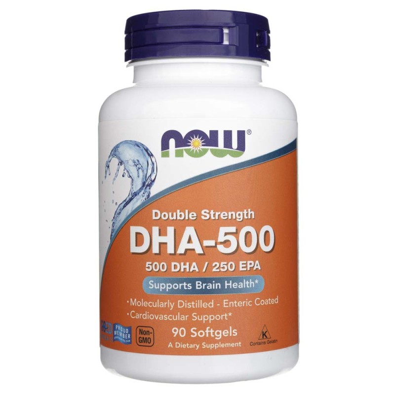 Now Foods DHA-500 / EPA-250 Double Strength - 90 kapsułek