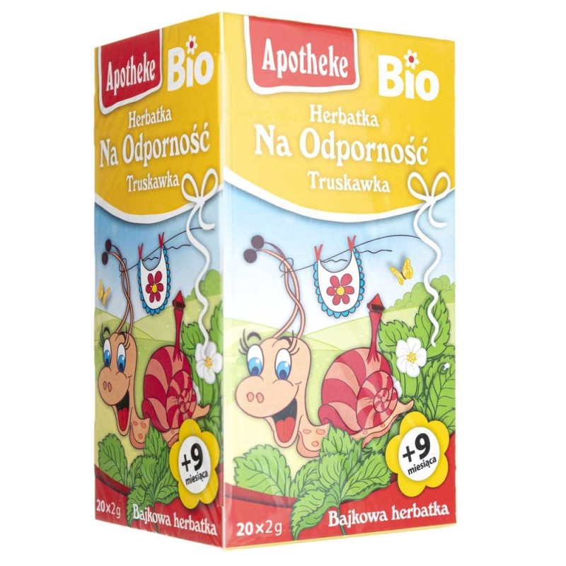 Apotheke Herbatka Bio dla dzieci na odporność - 20 saszetek