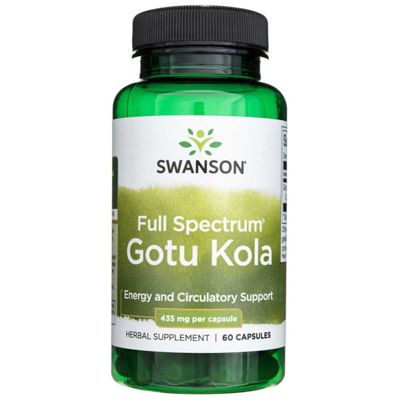 Swanson Gotu Kola 435 mg - 60 kapsułek