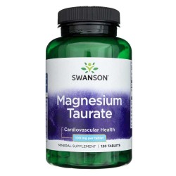 Swanson Taurynian Magnezu 100mg - 120 tabletek