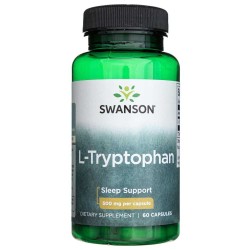 Swanson L-Tryptofan (L-Tryptophan) 500 mg - 60 kapsułek