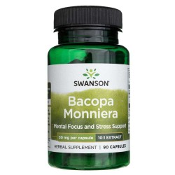 Swanson Bacopa Monniera (Bakopa drobnolistna) 50 mg - 90 kapsułek