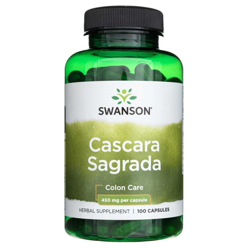 Swanson Cascara Sagrada 450 mg - 100 kapsułek