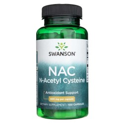 Swanson NAC (N-acetylocysteina) 600 mg - 100 kapsułek