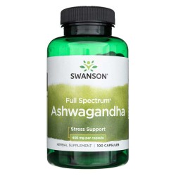 Swanson Ashwagandha (żeń-szeń indyjski) 450 mg - 100 kapsułek