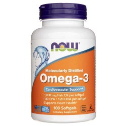 Now Foods Omega-3 1000 mg - 100 kapsułek