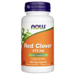 Now Foods Red Clover (czerwona koniczyna) 375 mg - 100 kapsułek