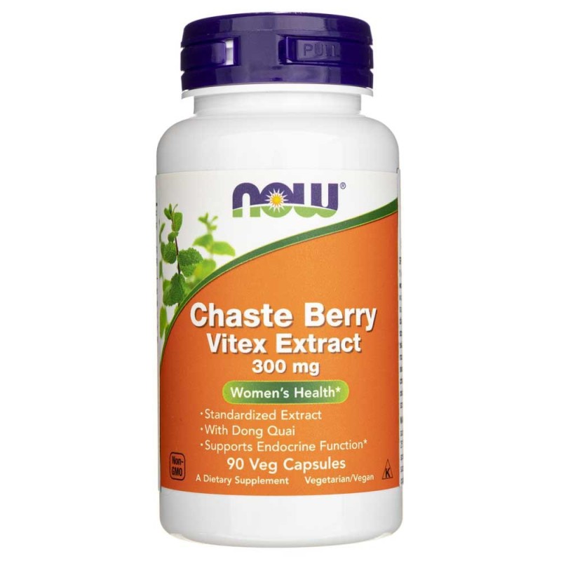 Now Foods Niepokalanek (Chaste Berry Vitex) 300 mg - 90 kapsułek