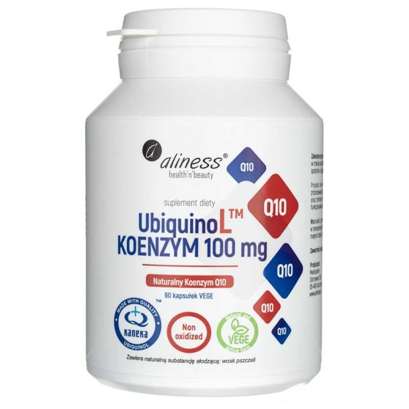 Aliness UbiquinoL naturalny koenzym Q10 100 mg - 60 kapsułek
