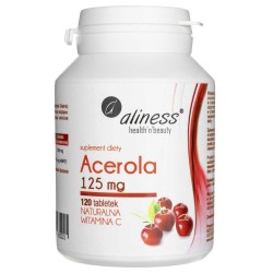 Aliness Acerola (Naturalna Witamina C) 125 mg - 120 tabletek