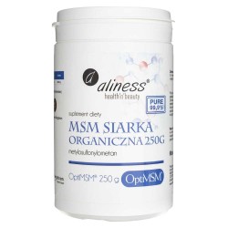 Aliness MSM Siarka Organiczna w proszku - 250 g