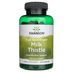 Swanson Ostropest Plamisty (Full Spectrum Milk Thistle) 500 mg - 100 kapsułek
