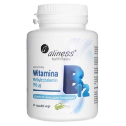 Aliness Witamina B12 Methylcobalamin 950 µg - 100 kapsułek