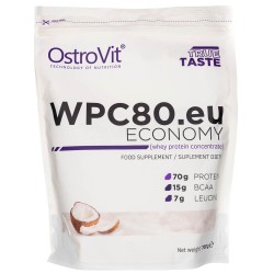 OstroVit Koncentrat białka serwatkowego WPC80.eu Kokos - 700 g