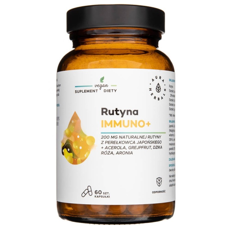 Aura Herbals Rutyna Immuno+ - 60 kapsułek