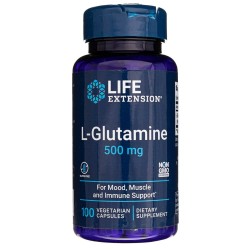 Life Extension L-Glutamina 500 mg - 100 kapsułek