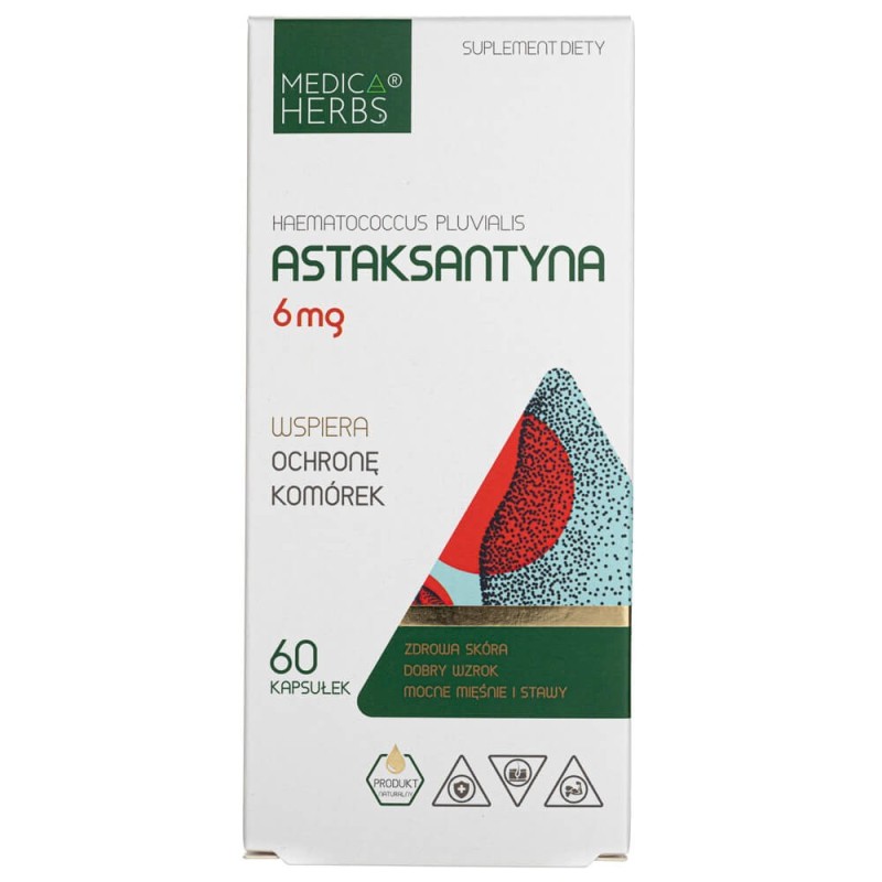 Medica Herbs Astaksantyna 6 mg - 60 kapsułek