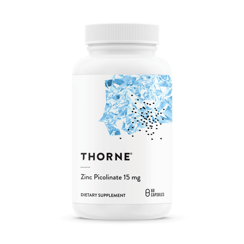 Thorne Research Cynk Pikolinian 15 mg - 60 kapsułek