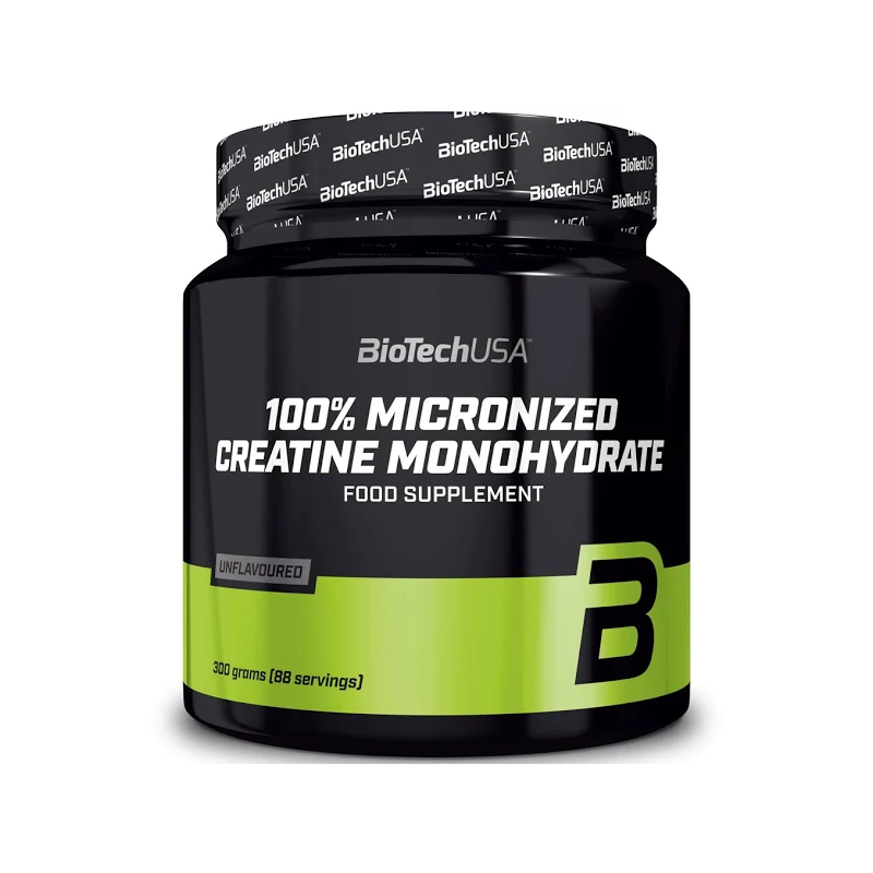 BioTech USA 100% Mikronizowany Monohydrat Kreatyny - 300 g