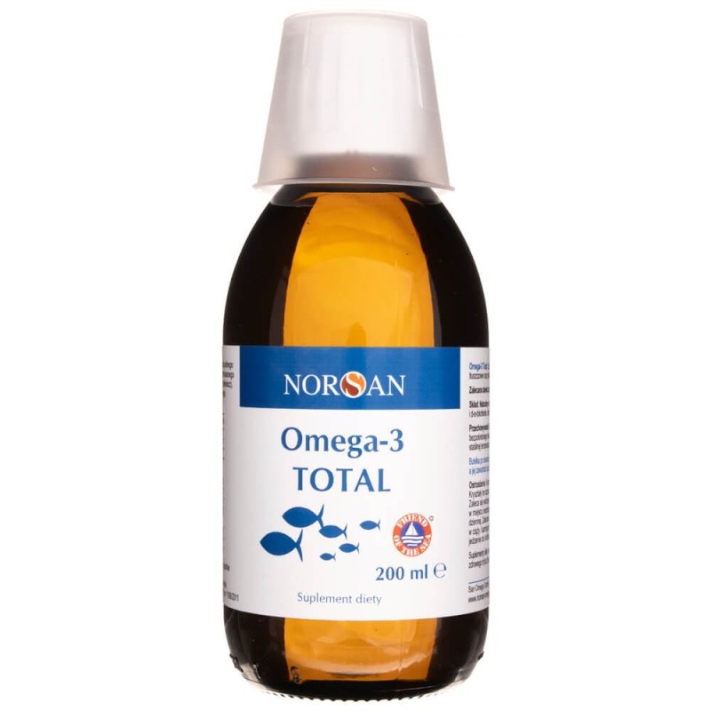 Norsan Omega-3 Total o smaku naturalnym - 200 ml