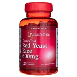 Puritan's Pride Czerwony ryż drożdżowy 600 mg - 120 kapsułek