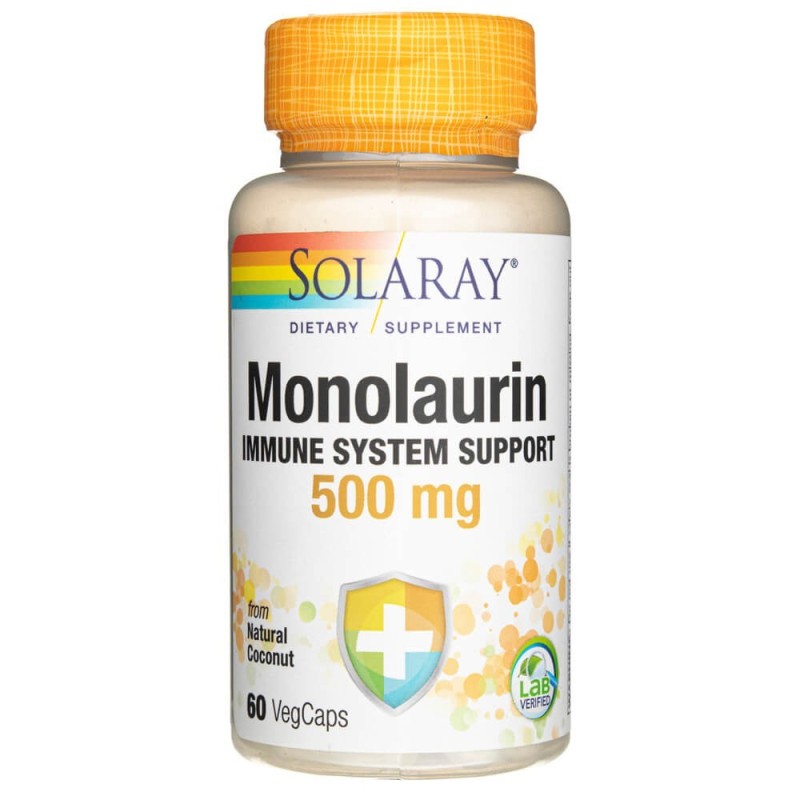 Solaray Monolauryna 500 mg - 60 kapsułek