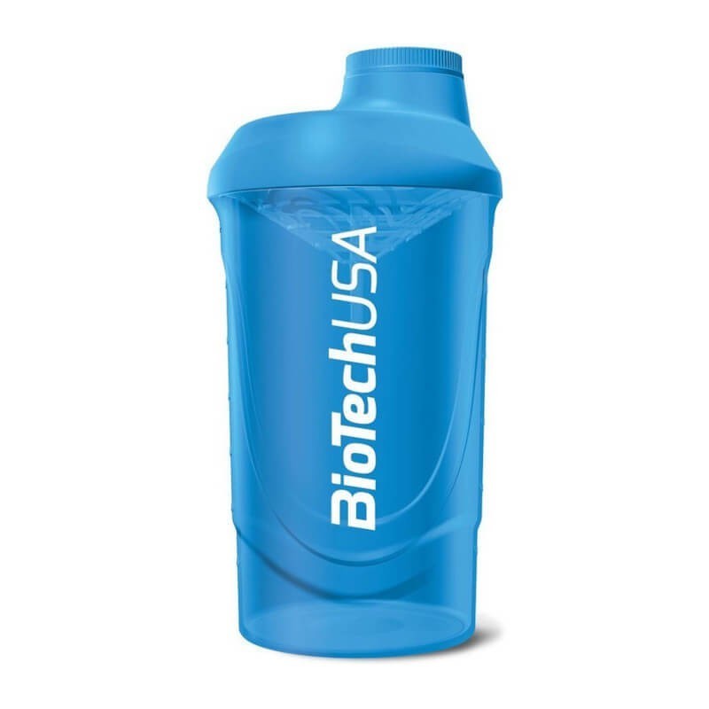 BioTech USA Shaker Wave Niebieski - 600 ml
