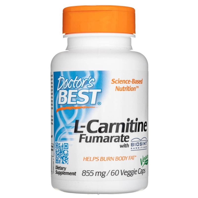 Doctor's Best L-Karnityna Fumaran z karnitynami Biosint 855 mg - 60 kapsułek