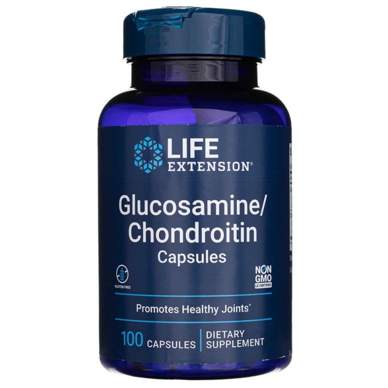 Life Extension Glukozamina/Chondroityna - 100 kapsułek
