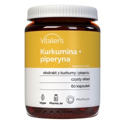 Vitaler's Kurkumina + piperyna - 60 kapsułek
