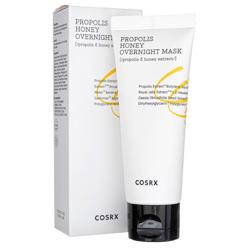 COSRX Full Fit Propolis Honey Overnight Mask Maska na noc z propolisem - 60 ml