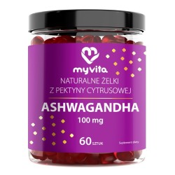 MyVita Ashwagandha 100 mg, żelki z pektyny cytrusowej - 60 żelek
