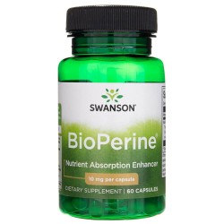 Swanson Bioperine (Bioperyna) 10 mg - 60 kapsułek