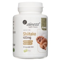Aliness Shiitake ekstrakt 400 mg - 90 vege kapsułek