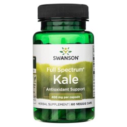 Swanson Full Spectrum Kale (Jarmuż) 400 mg - 60 kapsułek