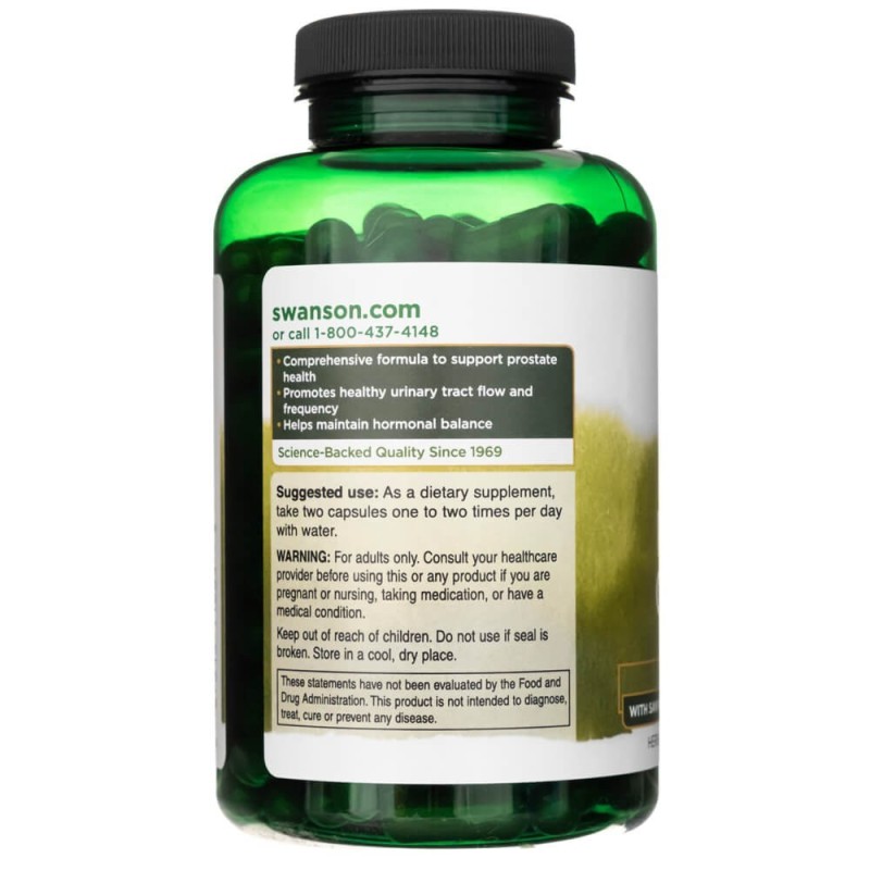 Swanson Herbal Prostate Complex 200 Kapsułek Medpak 2196