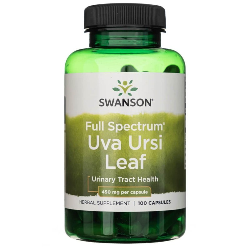 Swanson Mącznica Lekarska (Uva Ursi Leaf) 450 mg - 100 kapsułek