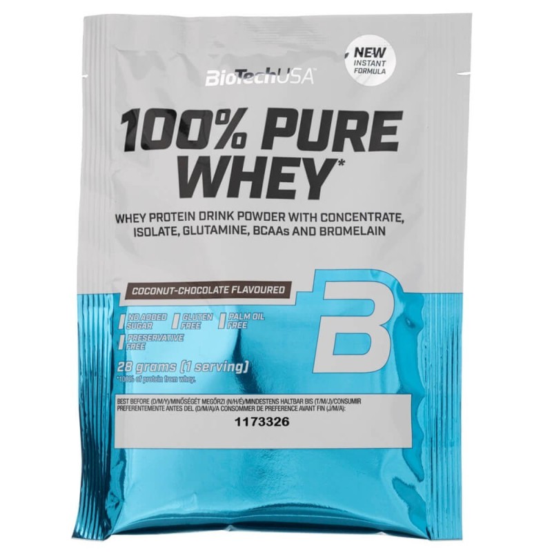 BioTech USA 100% Pure Whey Czekolada-Kokos - 28 g