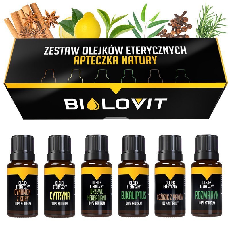 Bilavit Zestaw olejków eterycznych - Apteczka Natury