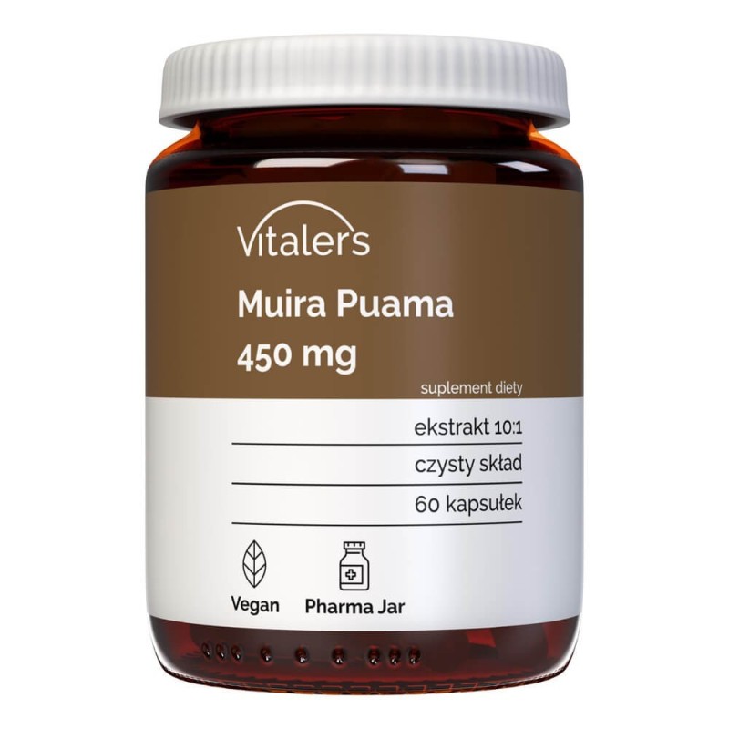 Vitaler's Muira Puama (Ptychopetalum) 450 mg - 60 kapsułek