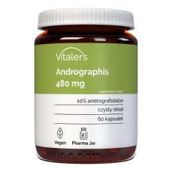 Vitaler's Andrographis (Brodziuszka wiechowata) 480 mg - 60 kapsułek