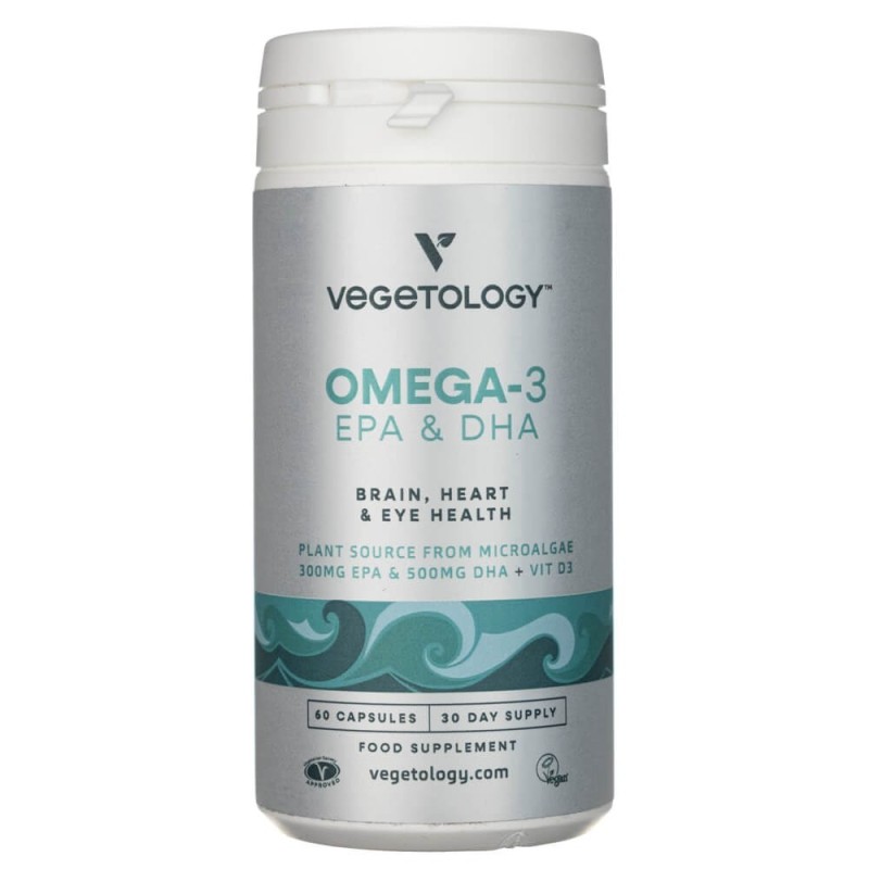 Vegetology Omega 3 EPA & DHA + Witamina D3 - 60 kapsułek